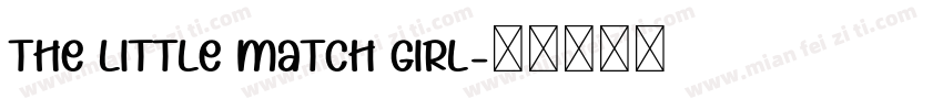 The Little Match Girl字体转换